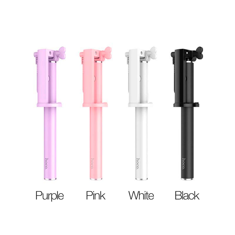 k5 neoteric wired controllable selfie stick colors