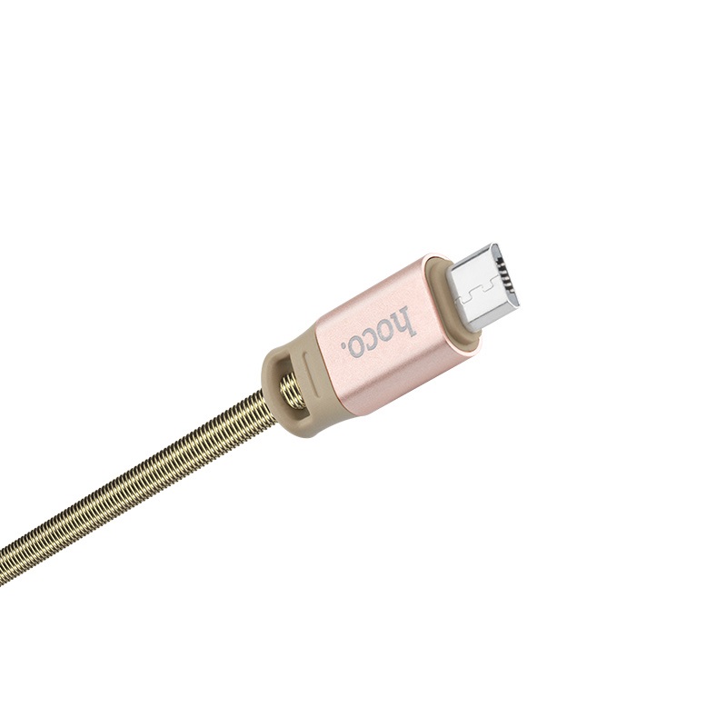 u27 golden shield micro usb charging data cable connector