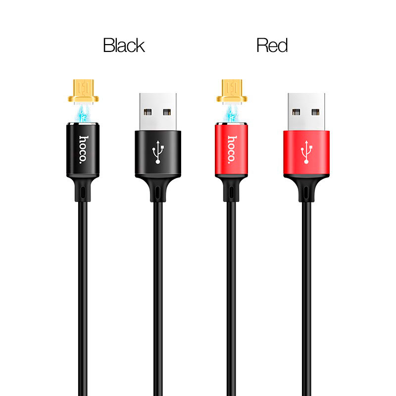 u28 magnetic micro usb charging cable reversible plug color