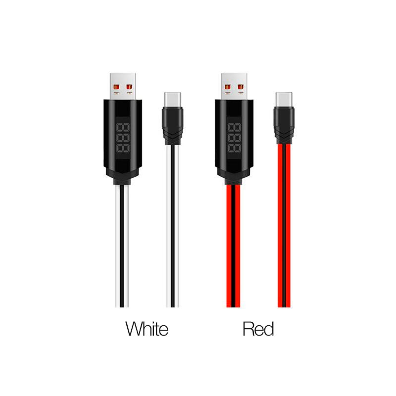 u29 led displayed timing type c charging cable colors