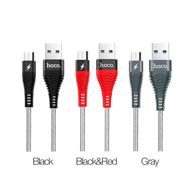 u32 unswerving steel braided micro usb charging cable colors