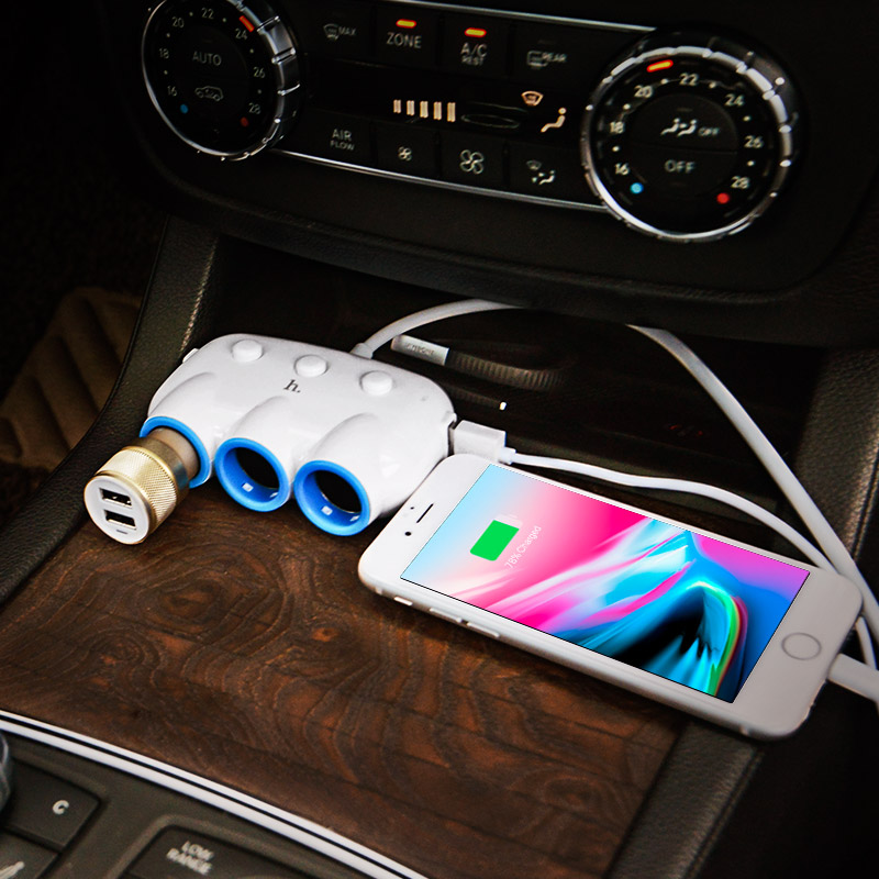 Gadget Man Ireland- HOCO C1 3 In 1 Car Charger