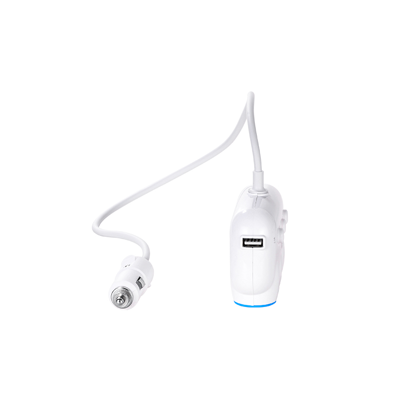 c1 3 in 1car charger white usb