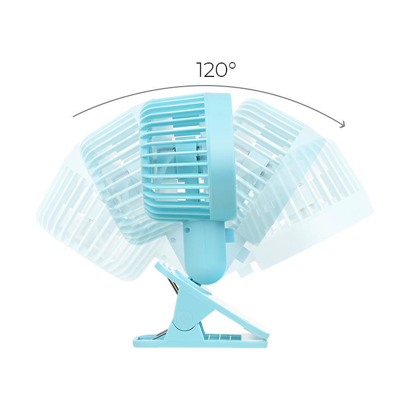 f9 double leaf desktop clip fan rotation