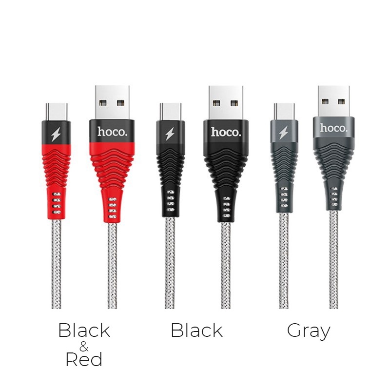 u32 unswerving steel braided usb type c charging cable colors