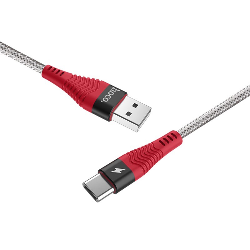 u32 unswerving steel braided usb type c charging cable joint