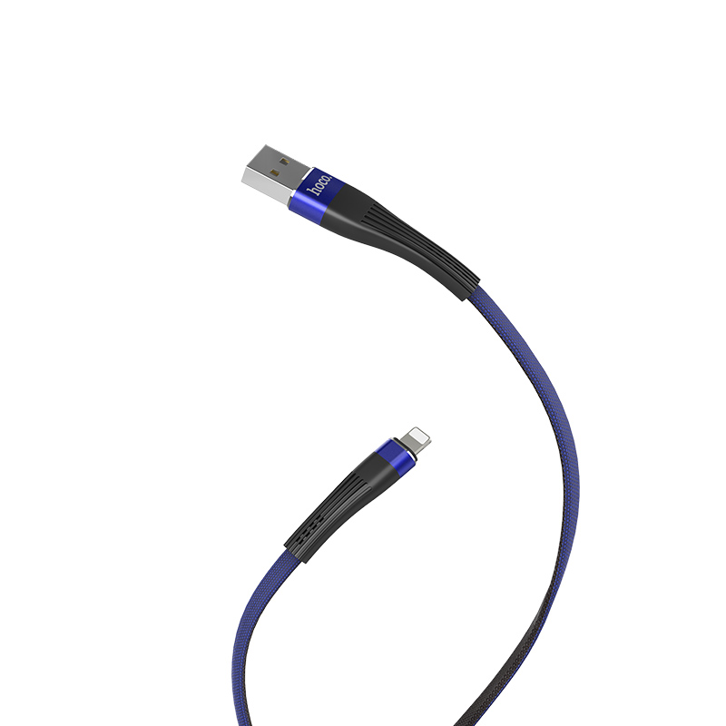 u39 slender lightning charging data cable joints blue