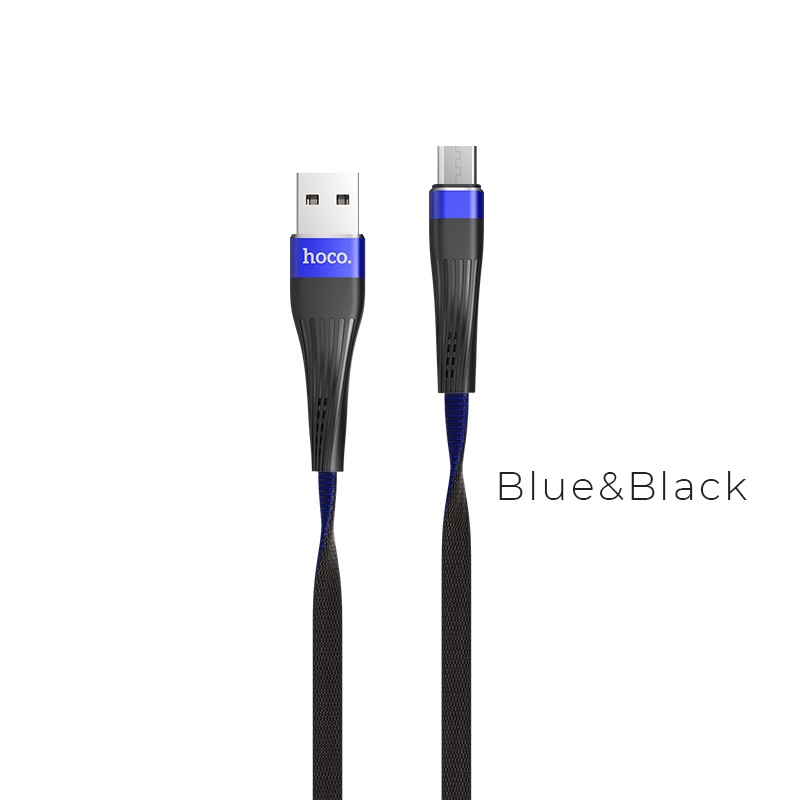 u39 micro usb blue black