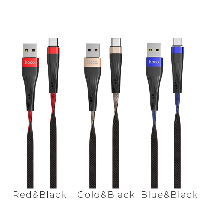 u39 slender type c charging data cable colors