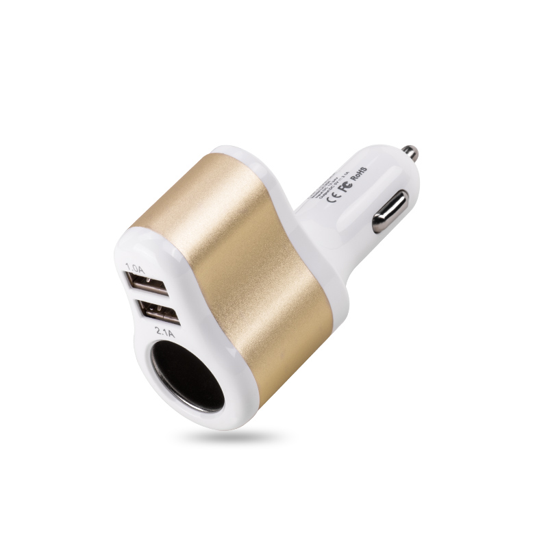 uc206 double usb car charger lighter slot 7