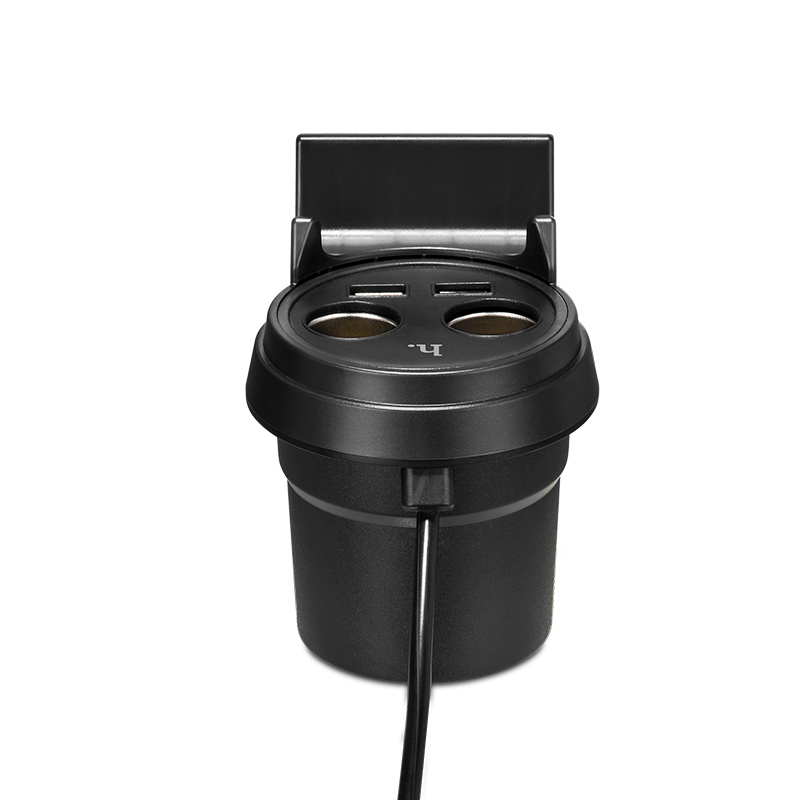 Premier Mobile Universal 12 Volt Cup Beverage Warmer + USB Car Charger 