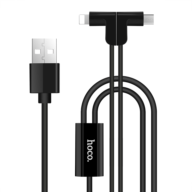 x12 lightning micro cable black