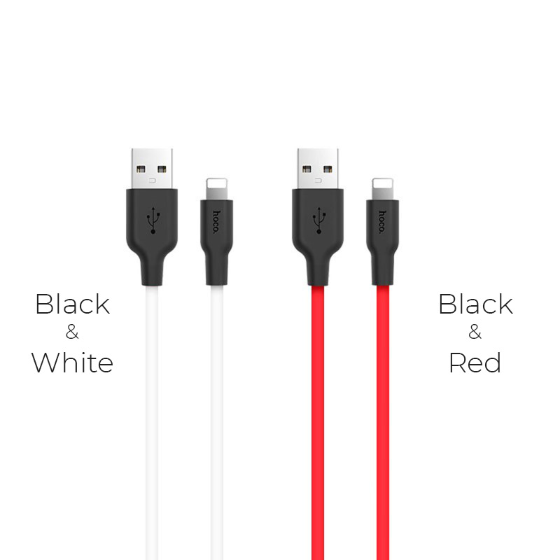 x21 silicone lightning charging cable colors