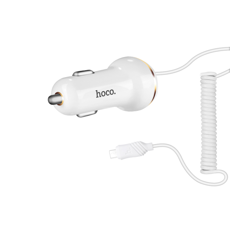 z14 single usb with cable car charger spring