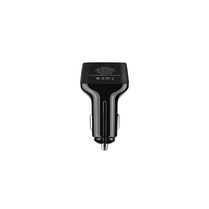 z15a kuso qc3.0 type c two usb car charger spec