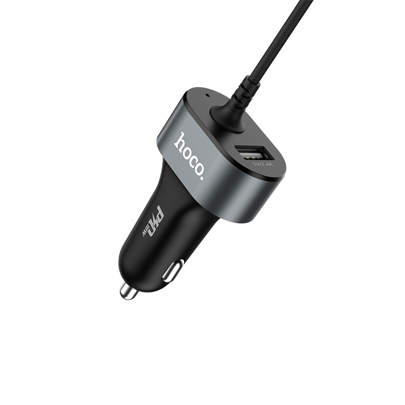 z18 pd car charger built in cable port