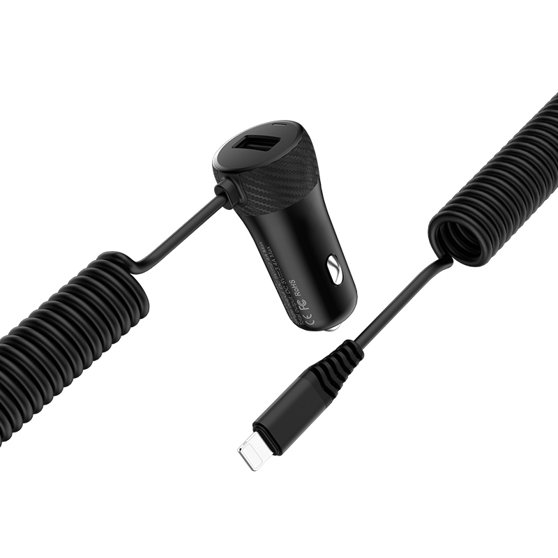 z21a ascender car charger with cable port