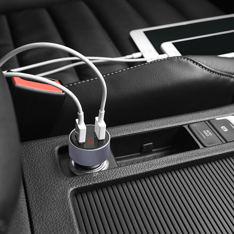 z9 kingkong digital display car charger interior