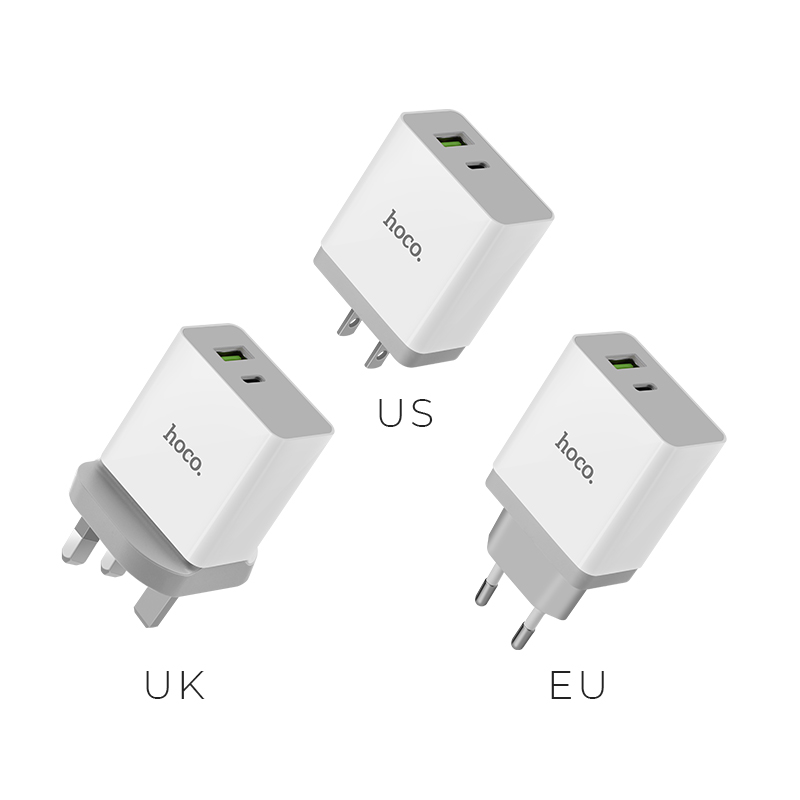 c24a qc3.0 bele two ports charger plugs