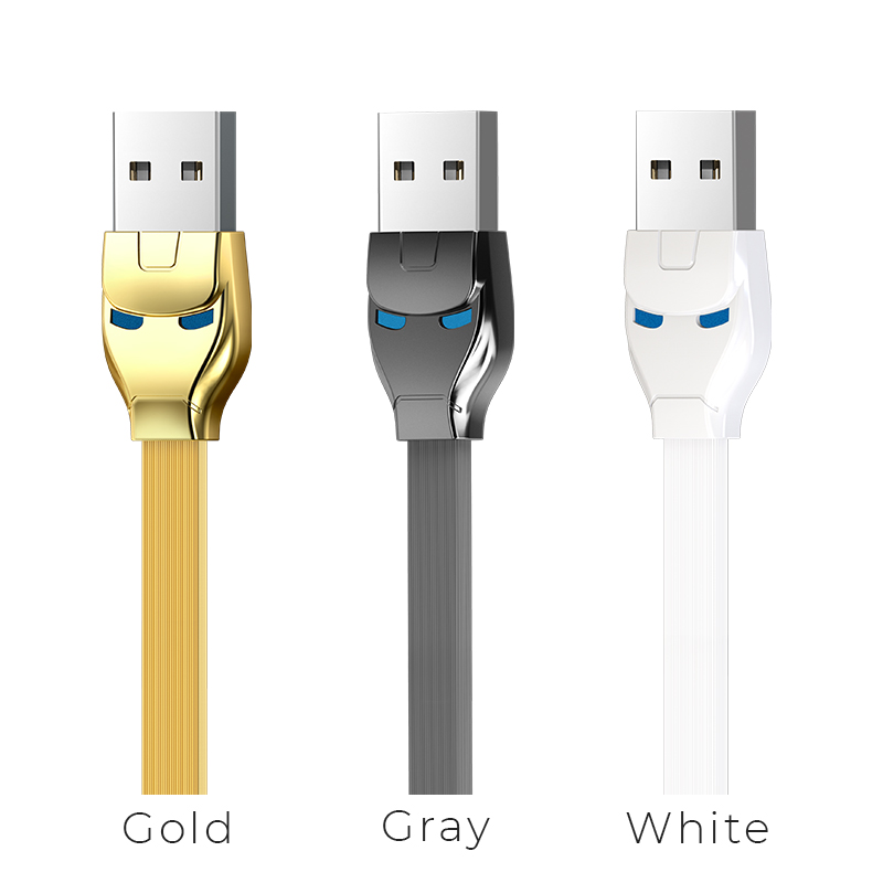 u14 steel man 2in1 charging cable colors