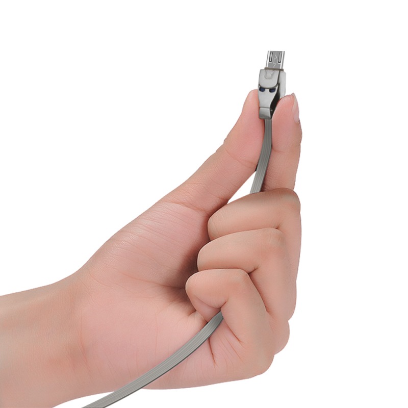 u14 steel man micro usb charging cable hand