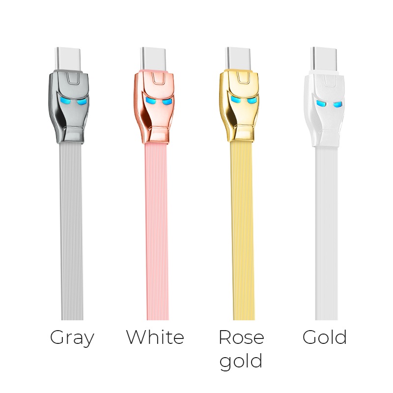 u14 steel man type c charging cable colors
