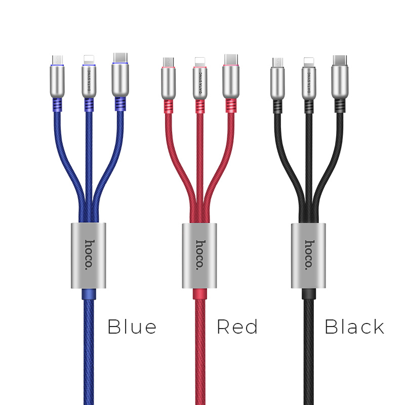 u17 capsule 3in1 charging cable color