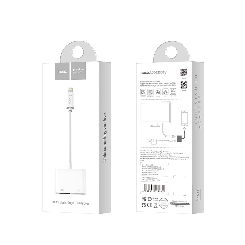 Adapter Lightning to HDMI “UA11” for Apple devices - HOCO | The Premium  Lifestyle Accessories