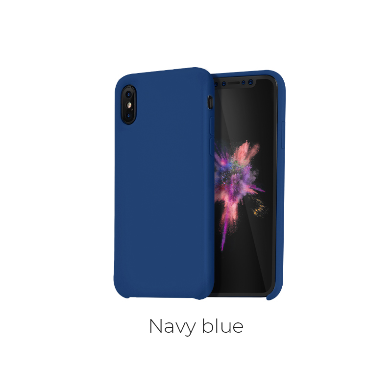 ip x pure case navy blue