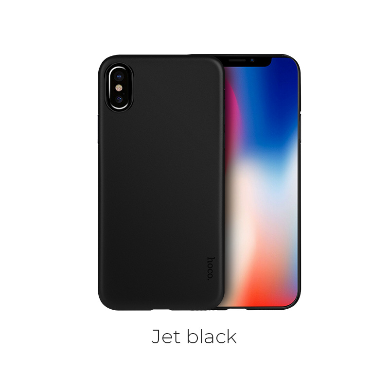ip x thin series case jet black