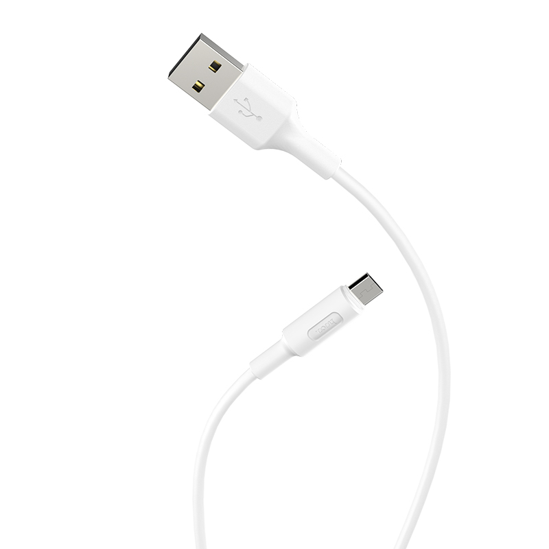 CABLE USB CHARGE & SYNCHRO MICRO-USB 2M BLANC - JAYM