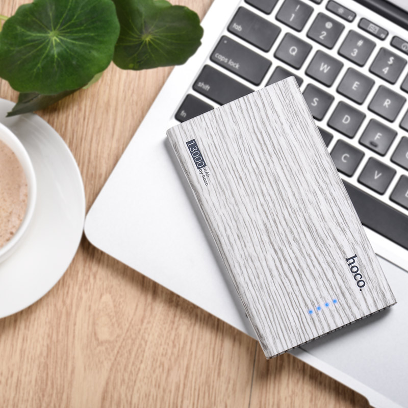 b12b 13000 wood grain power bank notebook