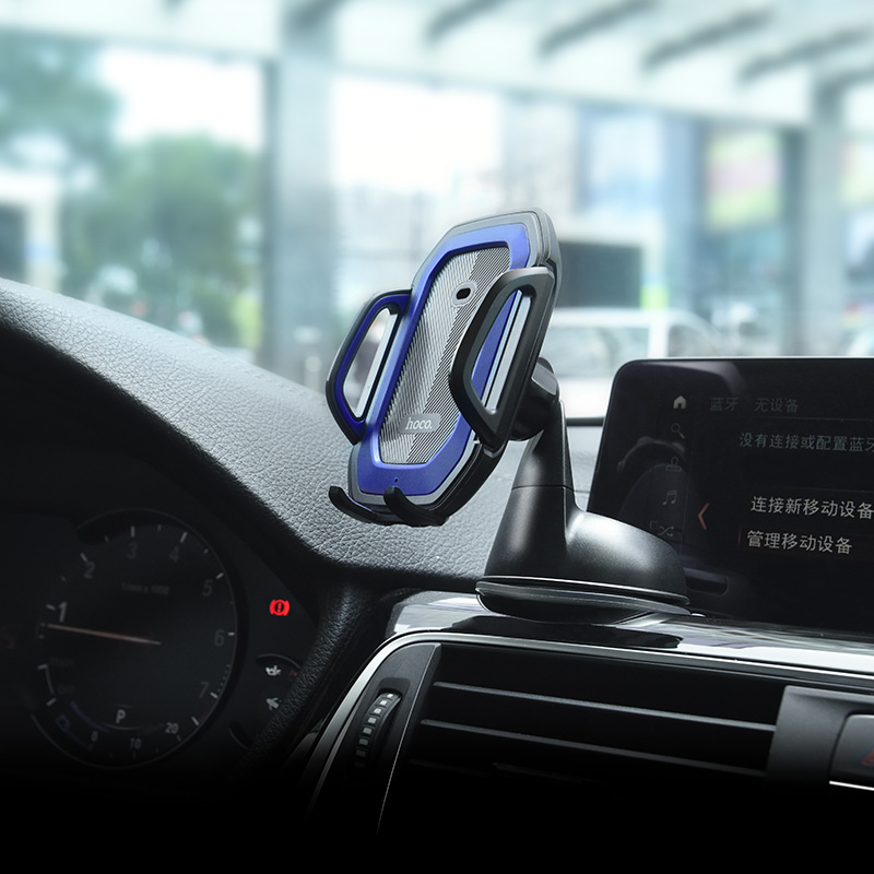 ca32 platinum infrared auto induction in car phone holder interior blue