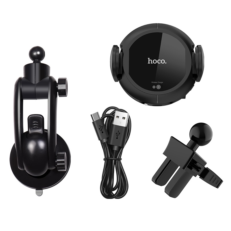 ca35 auto induction wireless charging in car phone holder set