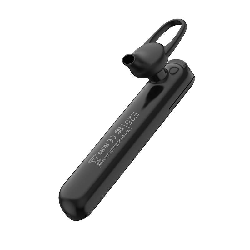 e25 mystery bluetooth headset back