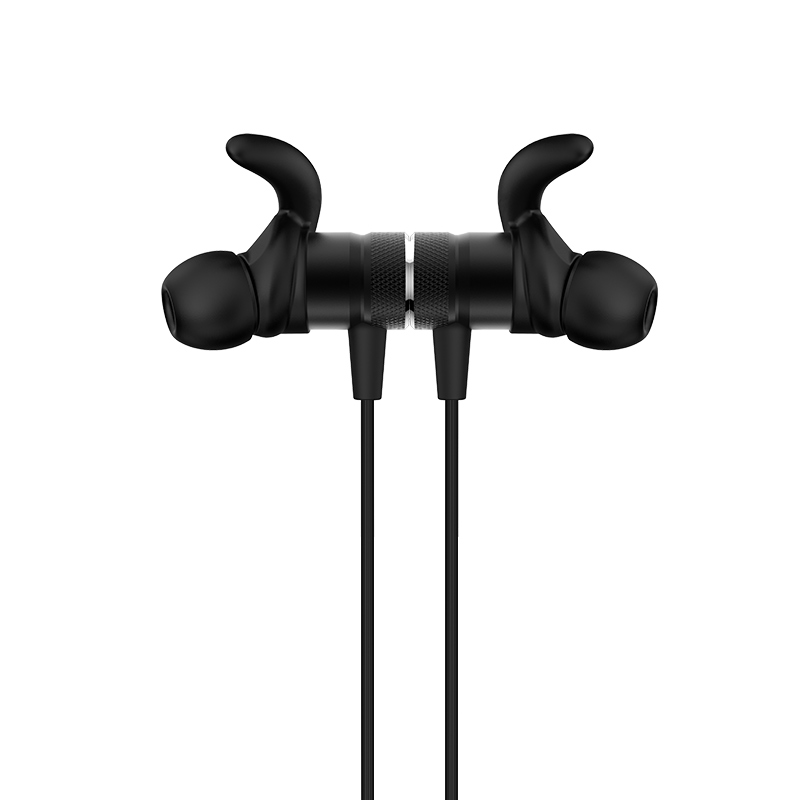 es8 nimble sporting bluetooth earphones magnet black back