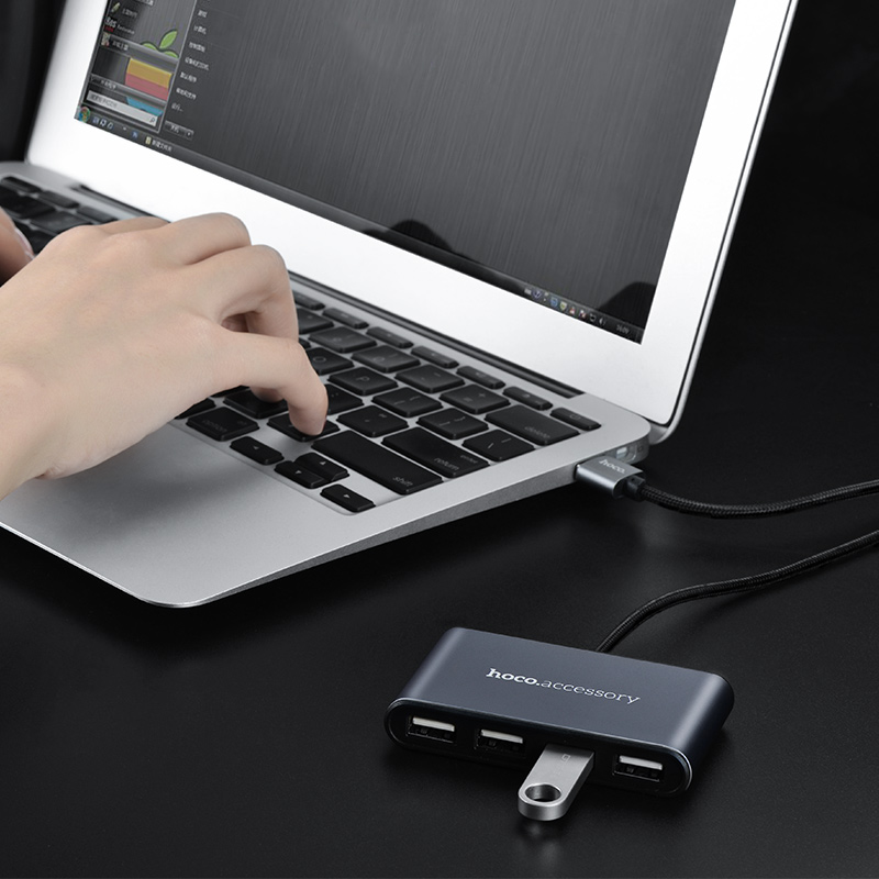 hb3 type c to four usb ports hub notebook