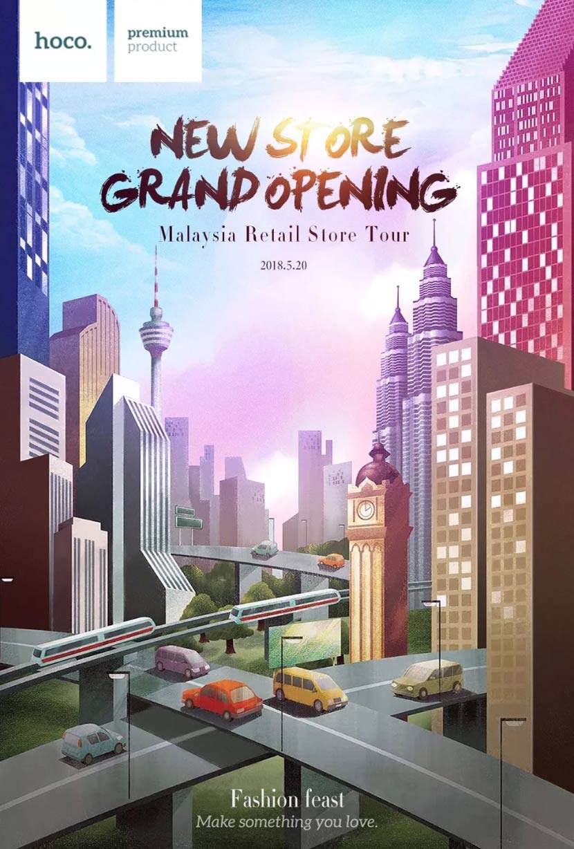 hoco store opened in kuala lumpur 1