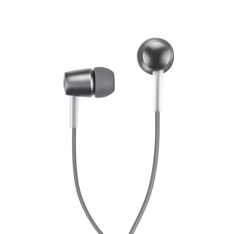 m10 metal universal earphone with mic tarnish front side