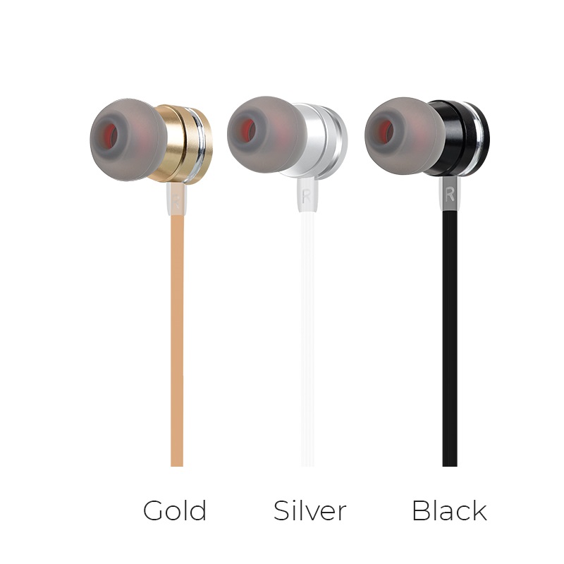 m16 ling sound metal universal earphones with mic colors