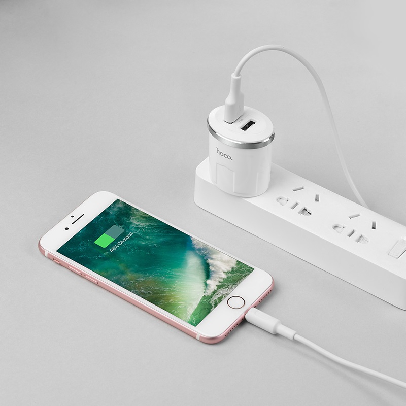 c38 thunder power dual usb port us charger charging