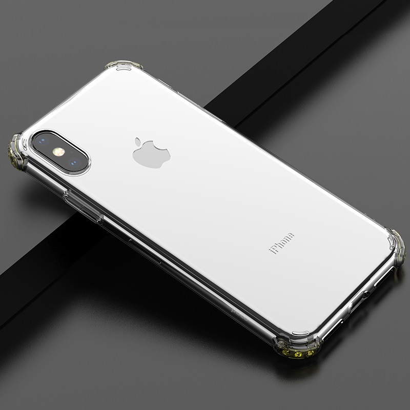 hoco ice shield series tpu soft protective case for iphone 5.8 6.1 6.5 clear