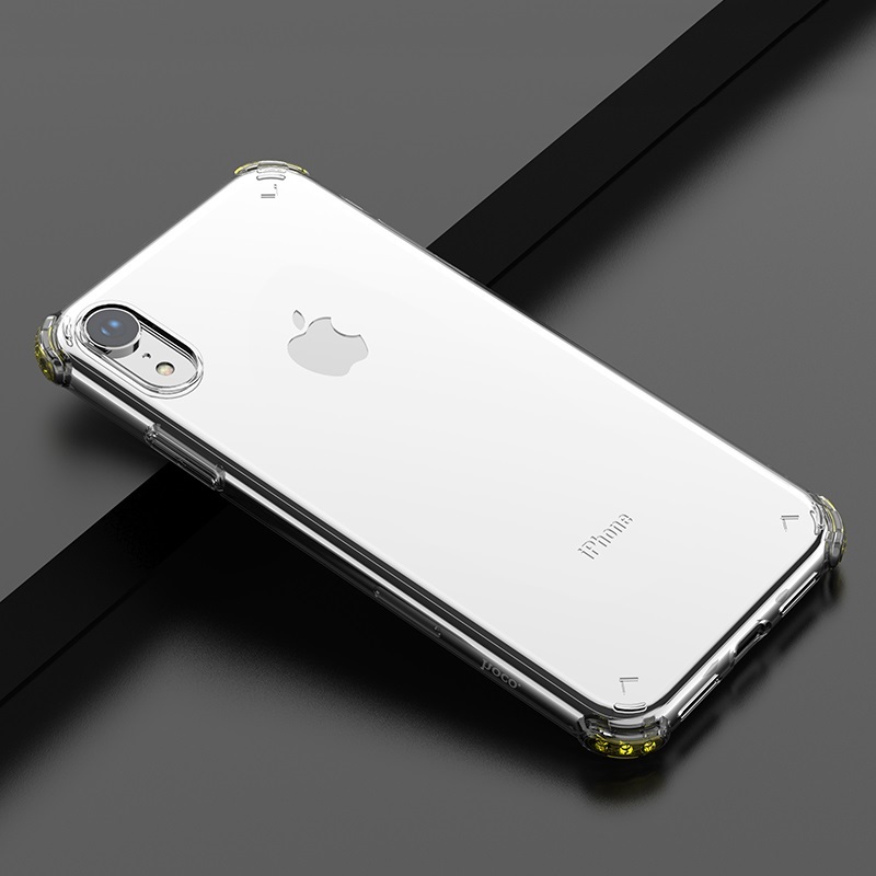 hoco ice shield series tpu soft protective case for iphone 5.8 6.1 6.5 logo