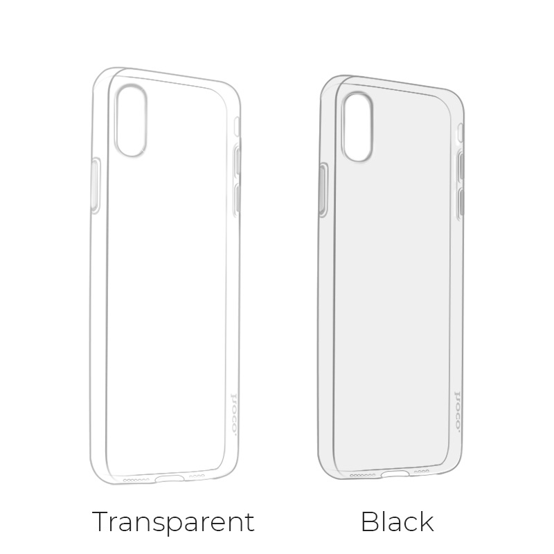 hoco light series tpu protective case for iphone 6.5 6.1 5.8 colors