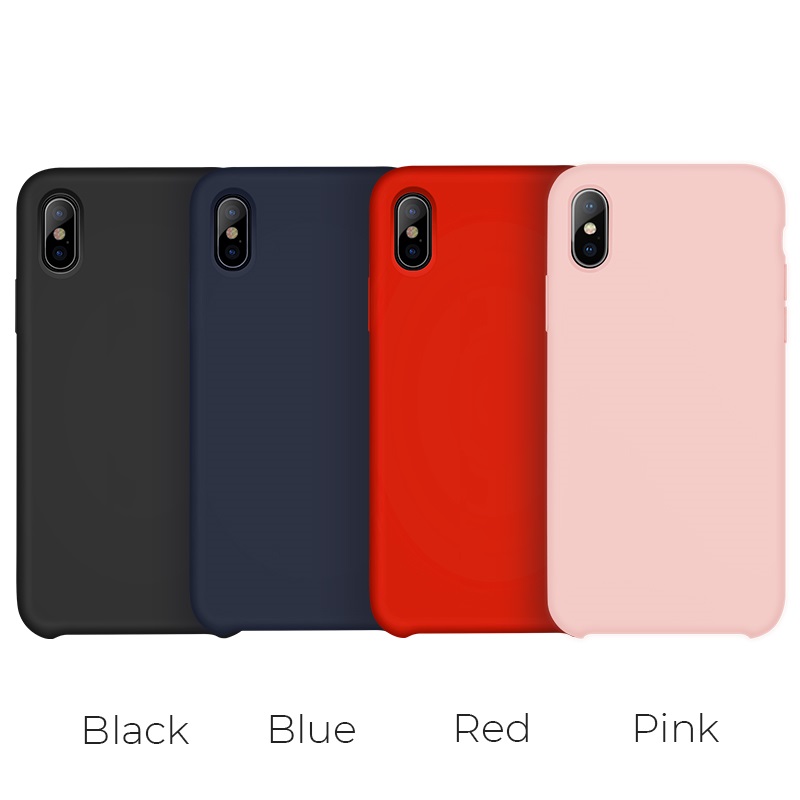 hoco pure series protective case for iphone 5.8 6.1 6.5 colors