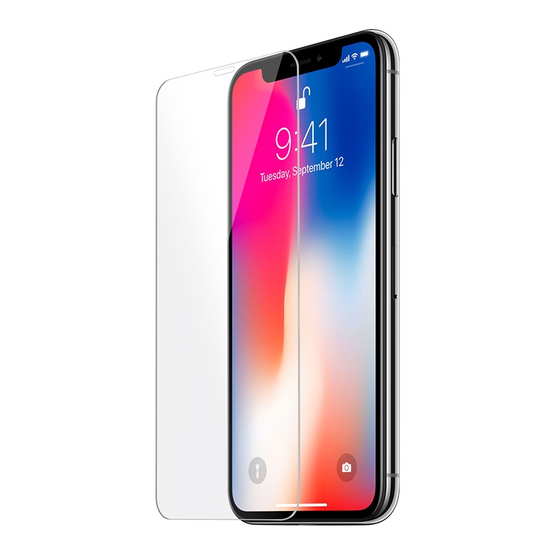 iPhone X / Xs / Xr / Xs Max screen protector «Large arc A10» tempered glass  - HOCO