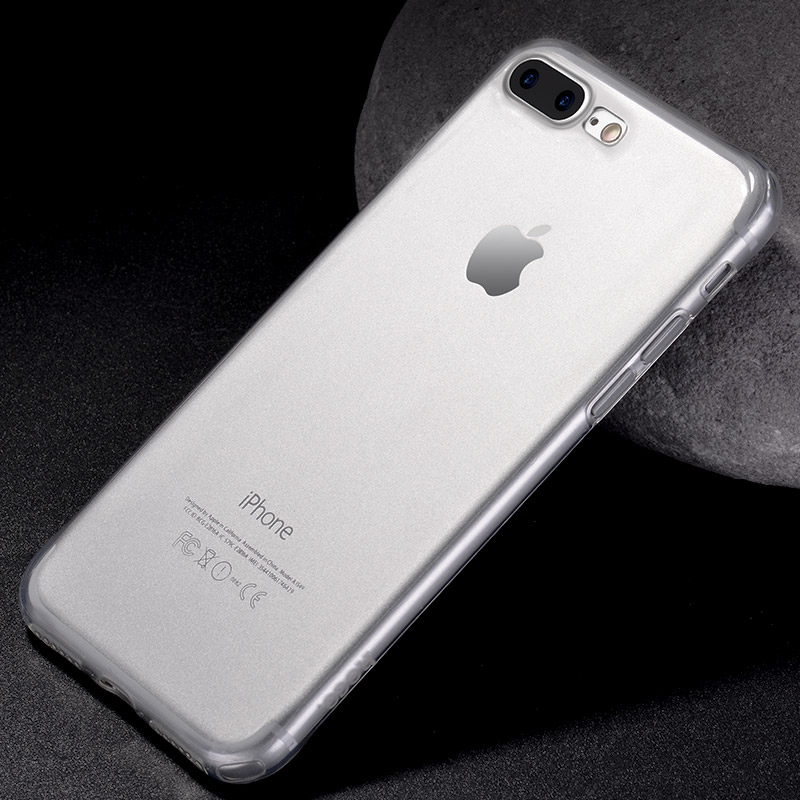 light series tpu protective case iphone 7 8 plus silver phone