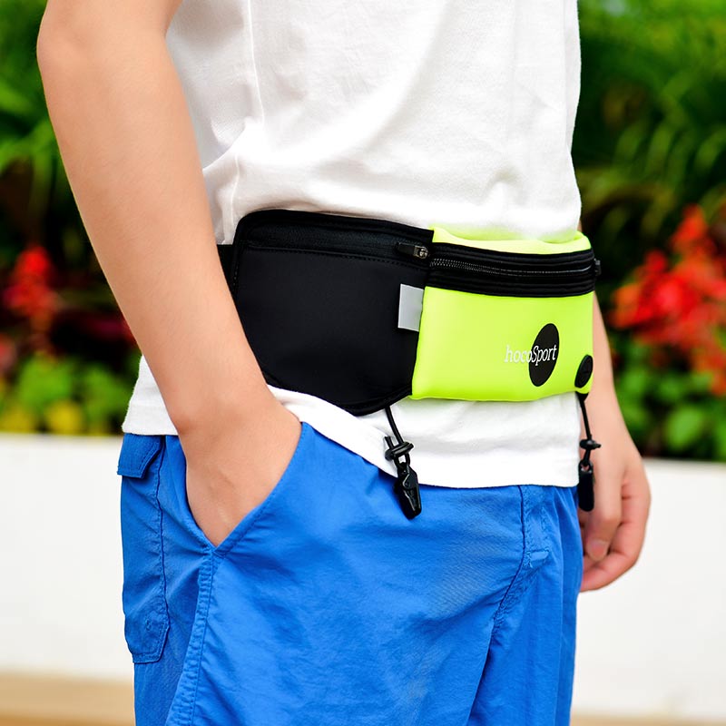 Multifunction waist bag with pockets and light reflection HOCO