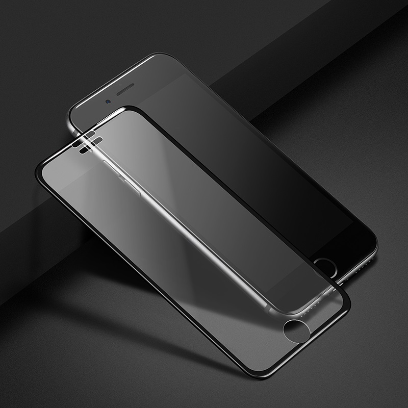narrow edges 3d full screen hd tempered glass a11 iphone 6 6s plus black phone