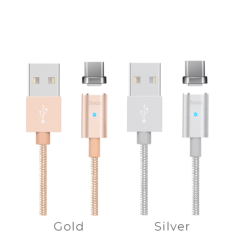 u16 magnetic adsorption type c charging cable colors